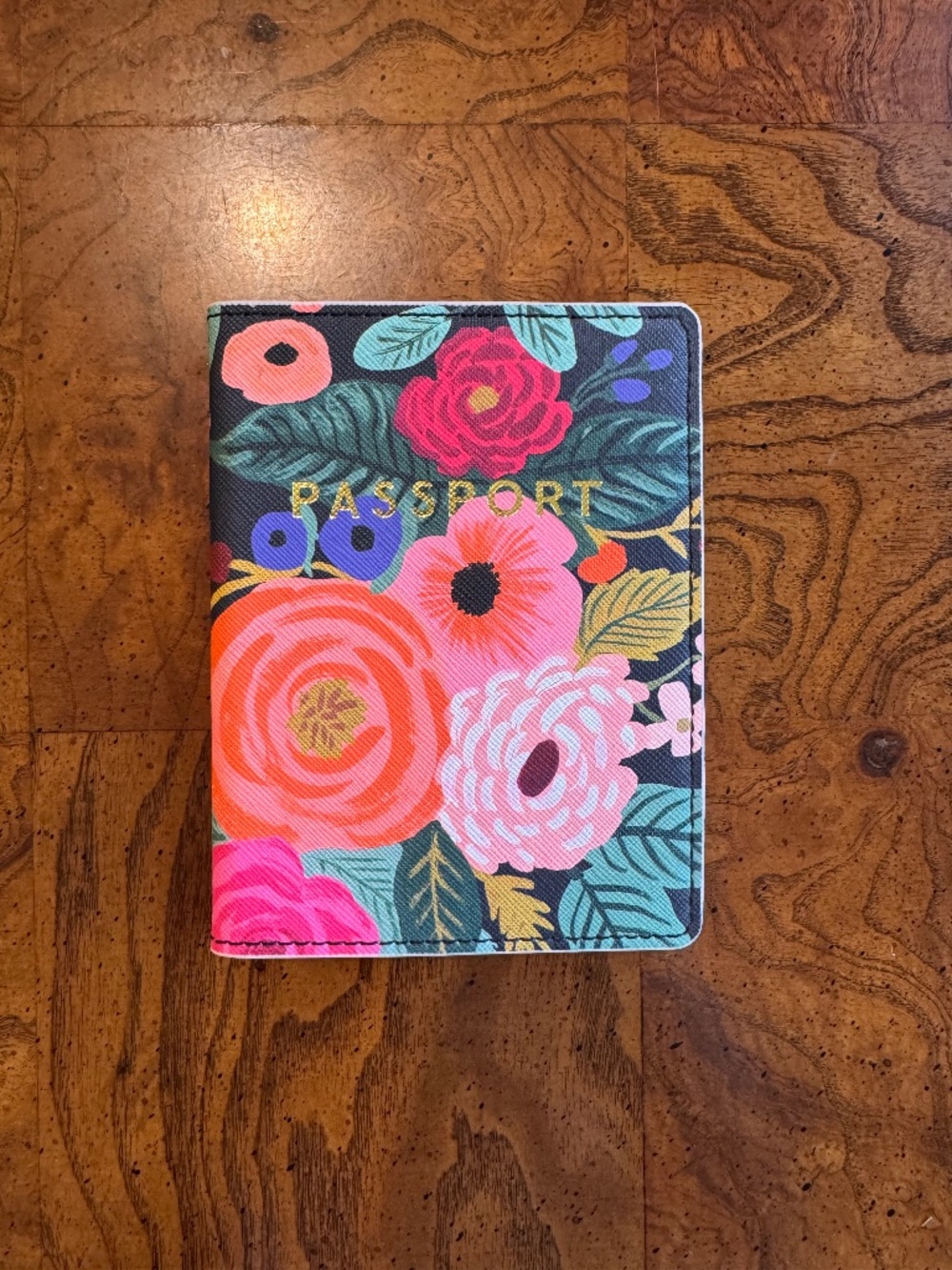 Rifle Paper Co passport cover